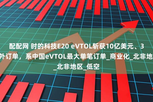 配配网 时的科技E20 eVTOL斩获10亿美元、350架海外订单，系中国eVTOL最大单笔订单_商业化_北非地区_低空